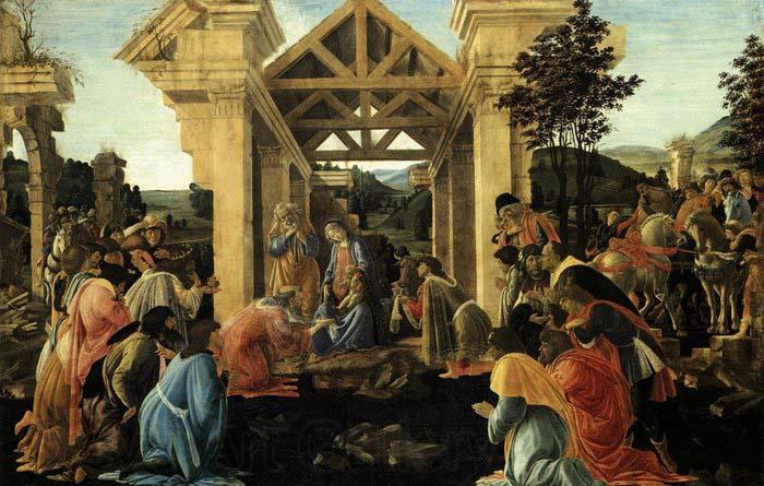 Sandro Botticelli Adoration of the Magi Norge oil painting art